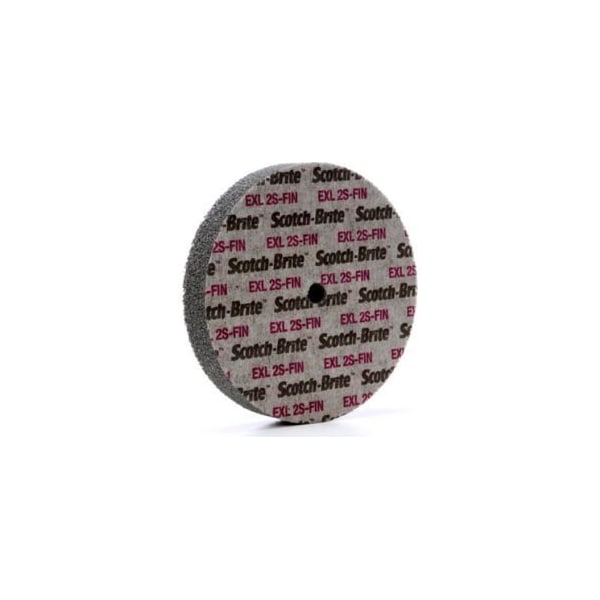 3M Scotch-Brite EXL Unitized Wheel 6 x 1 x 1/2 Silicon Carbide 2S FIN 7000046026 - main